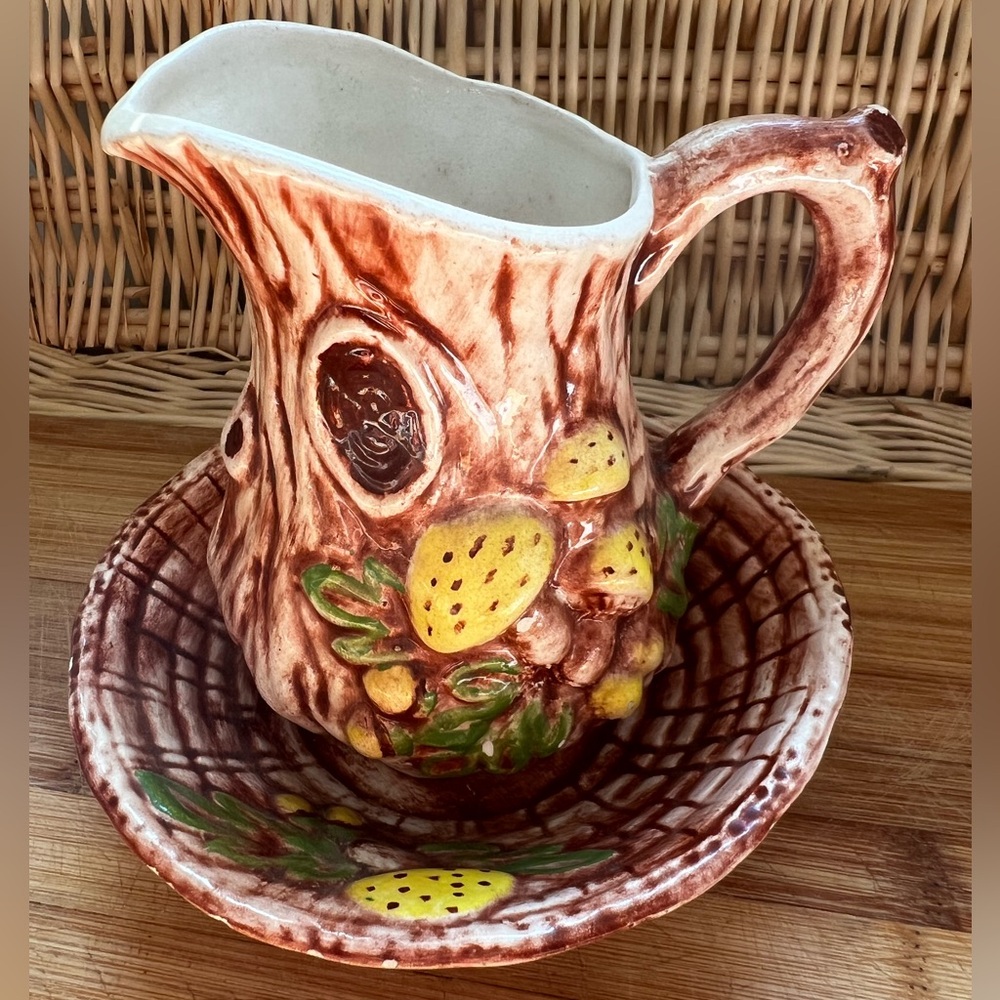 1975 Vintage Pitcher and Bowl
